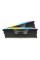 Оперативна пам'ять Corsair Vengeance RGB DDR5 96 ГБ (2 x 48 ГБ) 6000 CL30 black