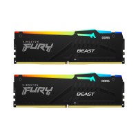 Оперативна пам'ять Kingston FURY Beast RGB DDR5 16GB (2 x 8GB) 5600 CL36 black