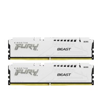 Оперативна пам'ять RAM Kingston FURY Beast DDR5 32GB (2 x 16GB) 6000 CL30 EXPO white