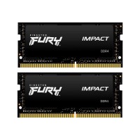 Оперативна пам'ять Kingston FURY Impact DDR4 64GB (2 x 32GB) 3200 CL20 SODIMM black