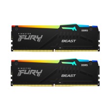 Оперативна пам'ять RAM Kingston FURY Beast RGB DDR5 64GB (2 x 32GB) 5600 CL36 black