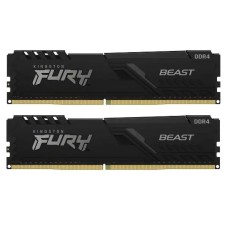 Оперативна пам'ять RAM Kingston FURY Beast DDR4 32GB (2 x 16GB) 3600 CL18 black