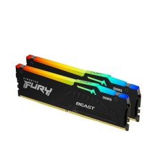 Оперативна пам'ять Kingston FURY Beast RGB DDR5 32GB (2 x 16GB) 6000 CL30 EXPO black