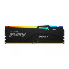 Оперативна пам'ять RAM Kingston FURY Beast RGB DDR5 16GB 5600 CL36 black