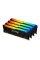 Оперативна пам'ять RAM Kingston FURY Beast RGB DDR4 128GB (4 x 32GB) 3200 CL16 black