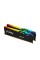 Оперативна пам'ять RAM Kingston FURY Beast RGB DDR5 64GB (2 x 32GB) 6000 CL30 black