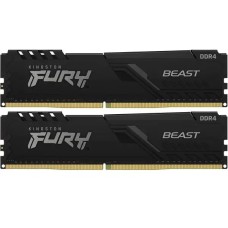 Оперативна пам'ять Kingston FURY Beast 16GB (2 x 8GB) 3600 CL17 black