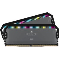Оперативна пам'ять RAM Corsair Dominator Platinum RGB DDR5 32GB (2 x 16GB) 6000 CL36 gray