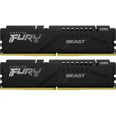 Оперативна пам'ять RAM Kingston FURY Beast DDR5 64GB (2 x 32GB) 5600 CL40 black