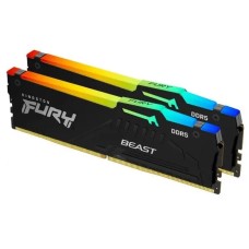 Оперативна пам'ять RAM Kingston FURY Beast DDR5 RGB 16GB (2 x 8GB) 5600 CL40 black