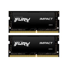 Оперативна пам'ять Kingston FURY Impact DDR4 16GB (2 x 8GB) 3200 CL20 SODIMM black