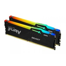 Оперативна пам'ять Kingston FURY Beast RGB DDR5 64GB (2 x 32GB) 5200 CL40 EXPO black