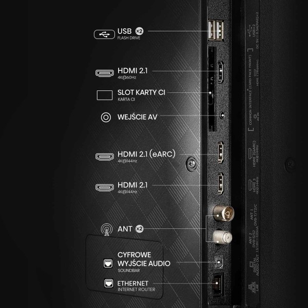 Телевізор Hisense 50E7Q PRO 50 Телевізор Hisense 50E7Q PRO 50
