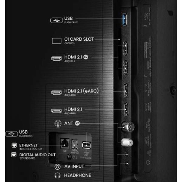 Телевізор Hisense 75E7Q PRO 75 Телевізор Hisense 75E7Q PRO 75