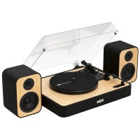 Програвач House of Marley Revolution + Динаміки (EM-JT304-SB) Ручний З ремінним приводом Bluetooth black-beige