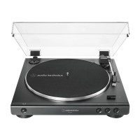 Програвач аудіо Audio-Technica AT-LP60X Black Автоматичний Ремінний привід Передпідсилювач 