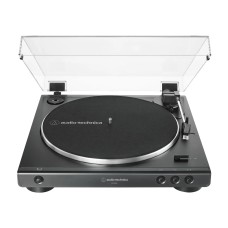 Програвач аудіо Audio-Technica AT-LP60X Black Автоматичний Ремінний привід Передпідсилювач 