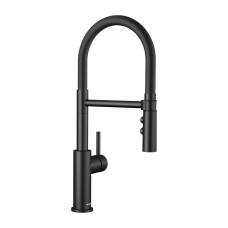 Змішувач Blanco Catris-S FLEXO black Chrome