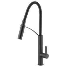 Кухонний змішувач Deante Gerbera BGB N72M Nero латунний кран