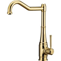 Кухонний змішувач Deante Tamizo BQT Z63M золото латунний