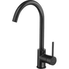 Кухонний змішувач Deante Milin BEU B62M чорний з нержавіючої сталі