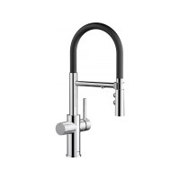 Змішувач Blanco Catris-S FLEXO 526705 Chrome/black Chrome