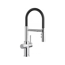 Змішувач Blanco Catris-S FLEXO 526705 Chrome/black Chrome