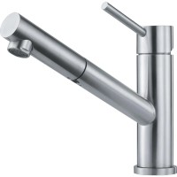 Змішувач Franke Orbit Pull-Out silver з нержавіючої сталі