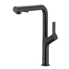 Змішувач KFA Armatura Arura Duero Design 6623-220-81 black Stainless steel