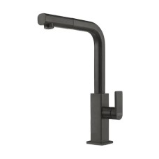 Змішувач Franke Mythos Pull-Out black з нержавіючої сталі