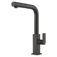 Змішувач Franke Mythos Pull-Out black з нержавіючої сталі