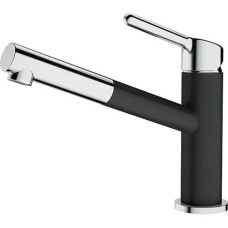 Змішувач Franke Orbit Pull-Out Chrom/Onyx латунь