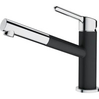 Змішувач Franke Orbit Pull-Out Chrom/Onyx латунь