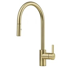 Змішувач Franke Eos Neo Pull-Out gold з нержавіючої сталі