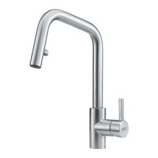 Змішувач Franke Kubus Pull-Out Spray silver з нержавіючої сталі