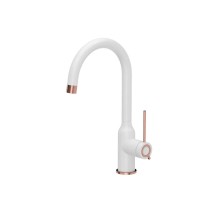 Змішувач Quadron 3523500_WHMPVDC1 Ingrid white/copper з нержавіючої сталі