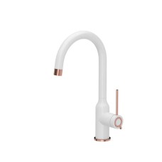 Змішувач Quadron 3523500_WHMPVDC1 Ingrid white/copper з нержавіючої сталі