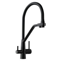 Змішувач Globalo Olintio Black 1.1 black mat з нержавіючої сталі