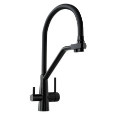 Змішувач Globalo Olintio Black 1.1 black mat з нержавіючої сталі