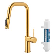 Змішувач KFA Armatura Duero Pure 6623-312-31 gold нержавіюча сталь