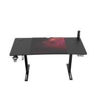 Ultradesk LEVEL V2 (чорно-червоний) (електричне регулювання)