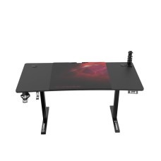 Ultradesk LEVEL V2 (чорно-червоний) (електричне регулювання)