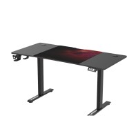 Ultradesk LEVEL V2 (чорно-червоний) (електричне регулювання)