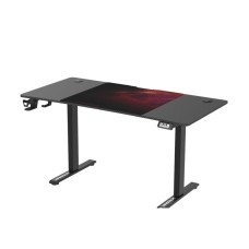 Ultradesk LEVEL V2 (чорно-червоний) (електричне регулювання)