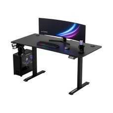 Ultradesk LEVEL V2 (чорний - без підкладки) (електричне регулювання)