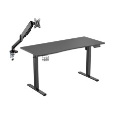Електричний стіл Silver Monkey ED-140 black + UM-600 (газова пружина)