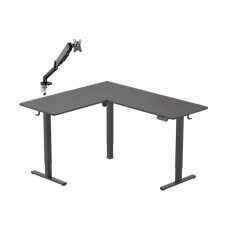 Електричний стіл Silver Monkey ECD-300 black + UM-600 (газова пружина)