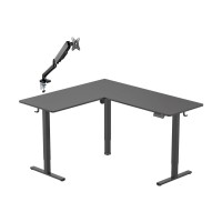 Електричний стіл Silver Monkey ECD-300 black + UM-600 (газова пружина)