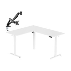 Електричний стіл Silver Monkey ECD-300 white + UM-800 (газова пружина)