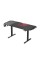 Ultradesk LEVEL V2 LED RGB (чорно-червоний) (електричне регулювання)